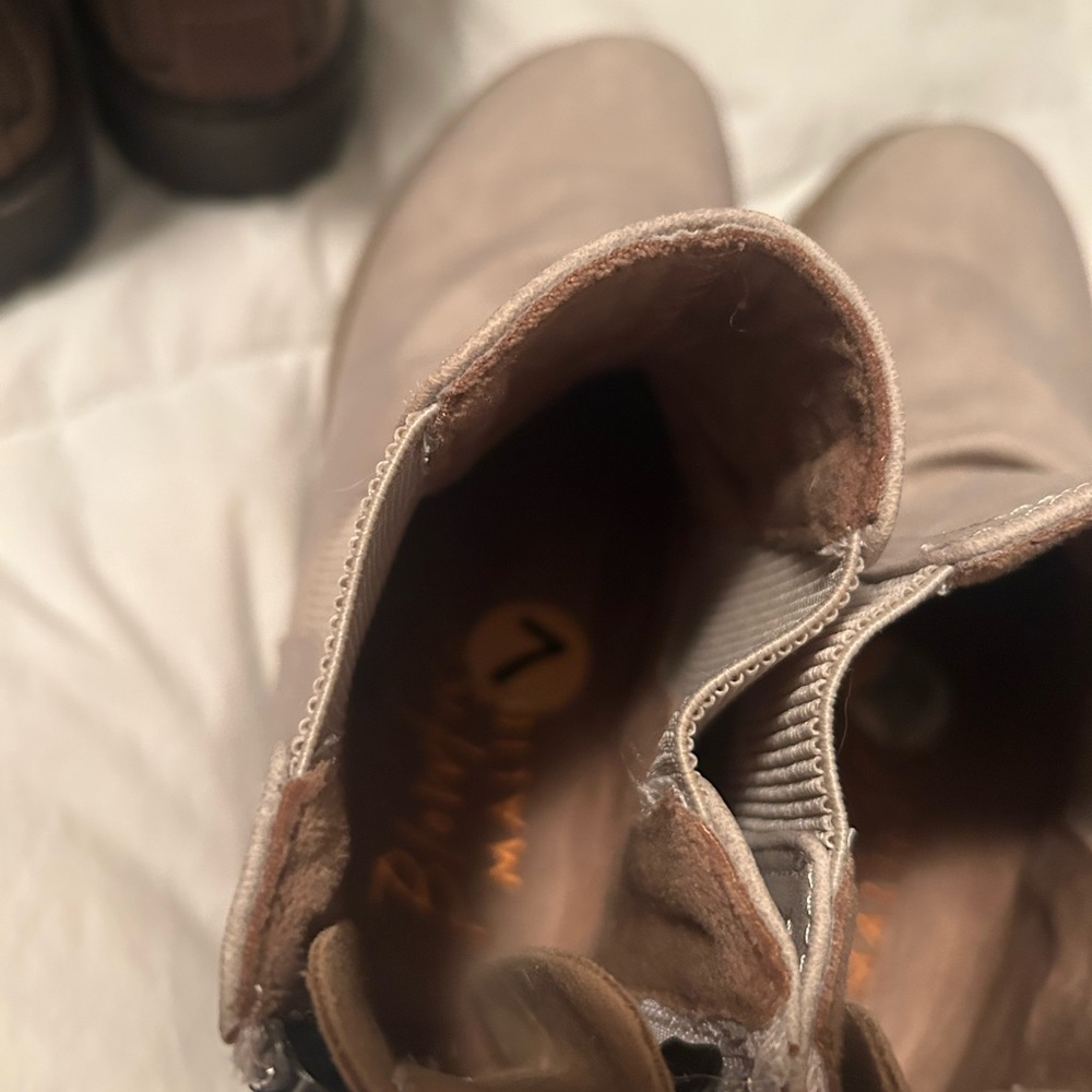 Blowfish Women's Cream Ankle Booties - Picture 3 of 6